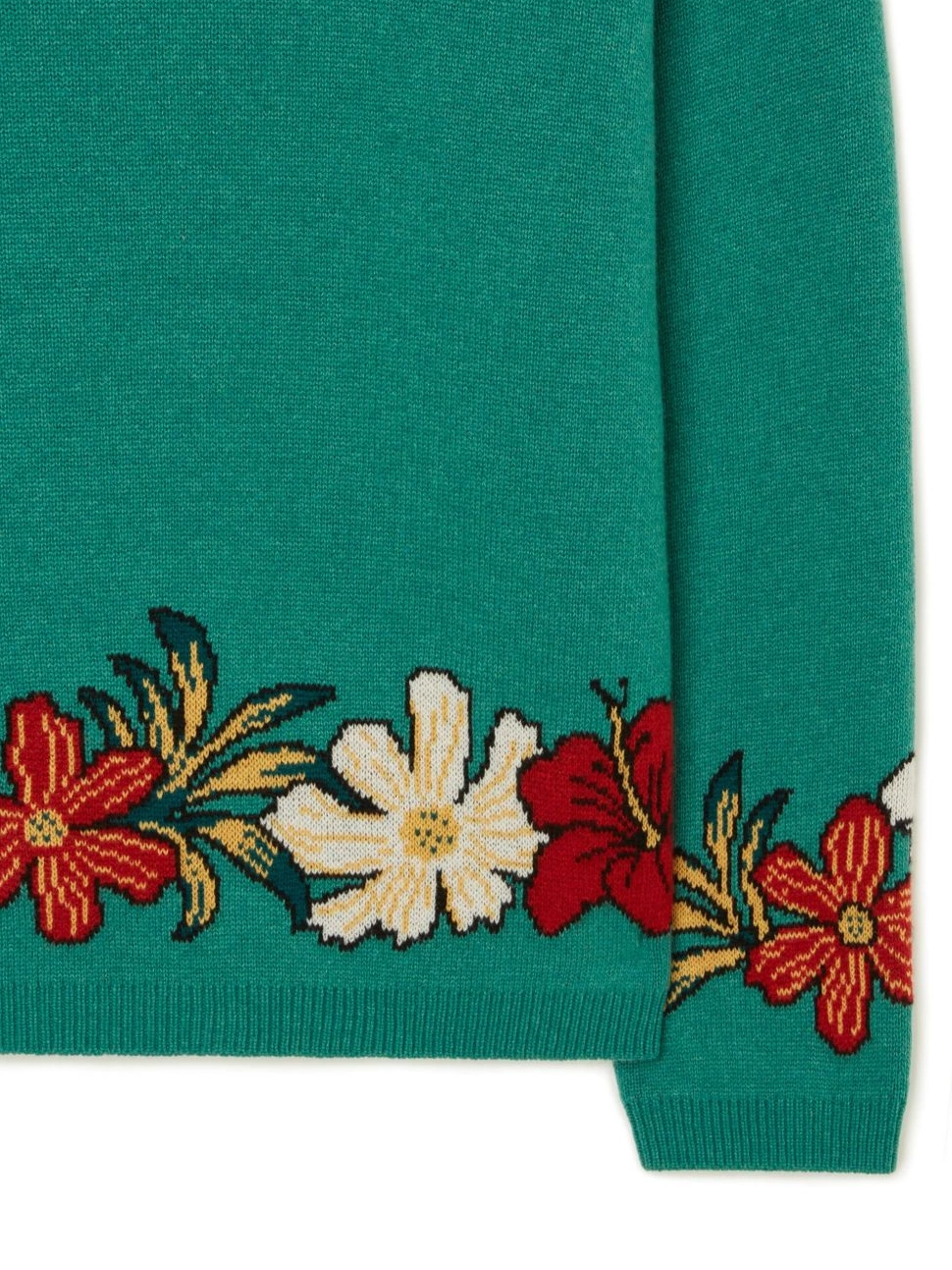 Cheap cashmere Alanui jumper intarsia-knit floral Women 0520